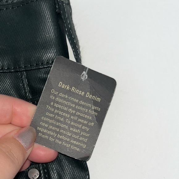 ANA New with Tags NWT Faux Leather Denim High Rise SkinnyJeans Size 16 - Picture 8 of 9